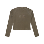 Valley of the Moon Glam Dyed Washed  Long Sleeve T-Shirt