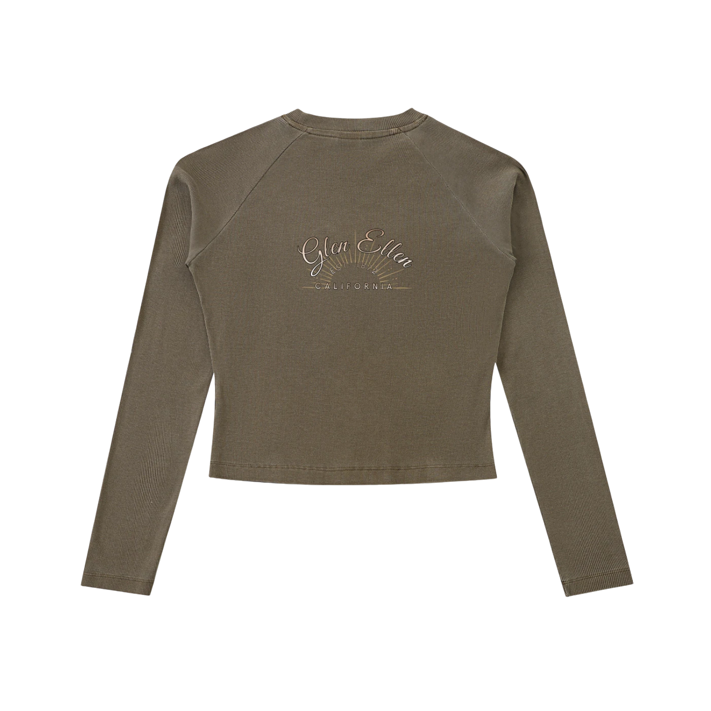 Valley of the Moon Glam Dyed Washed  Long Sleeve T-Shirt