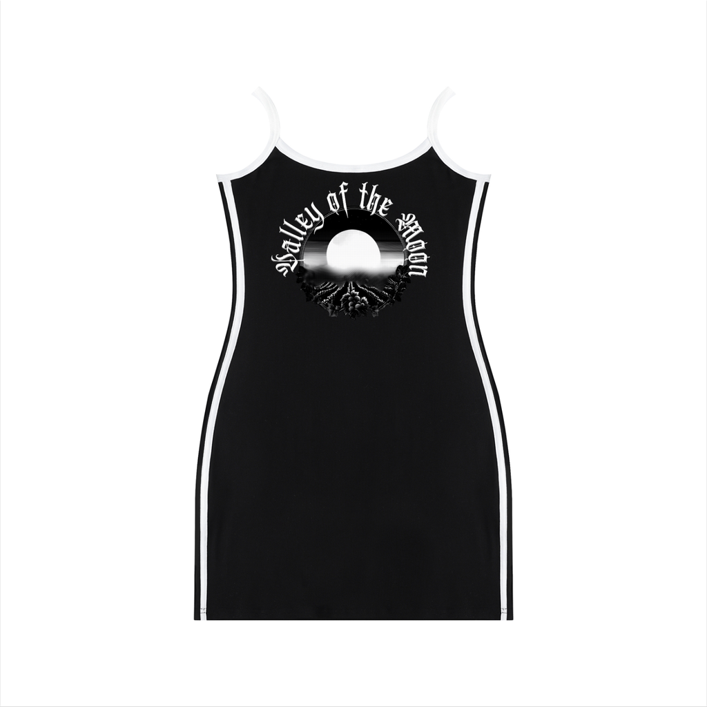 Valley of the Moon White Striped Mini Dress