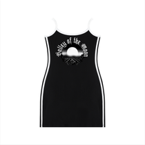 Valley of the Moon White Striped Mini Dress
