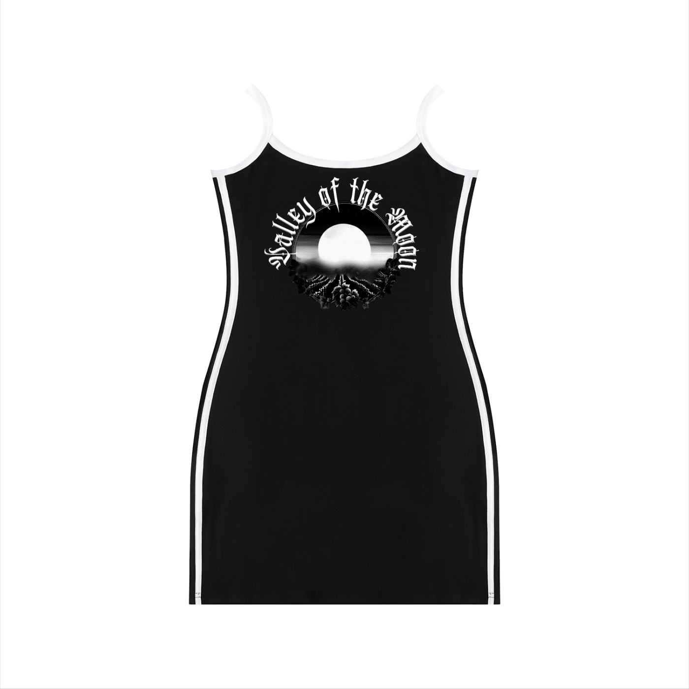 Valley of the Moon White Striped Mini Dress