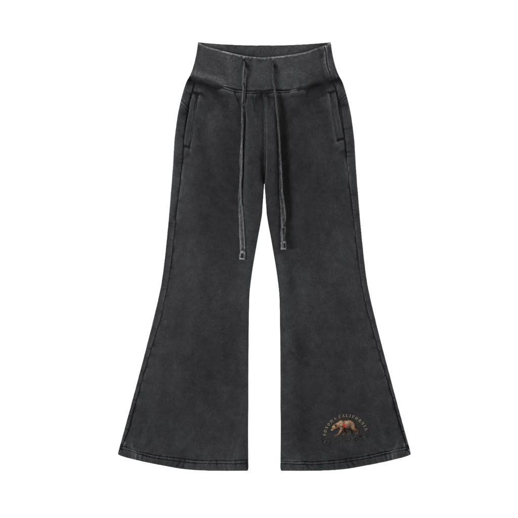 California O.G. Vintage Washed Flared Fleece Pants