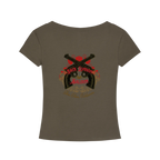 Saloon Silhouette V-Neck T-Shirt