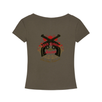 Saloon Silhouette V-Neck T-Shirt
