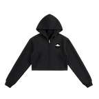 Valley of the Moon Women's Cropped Zip-Up Hoodie