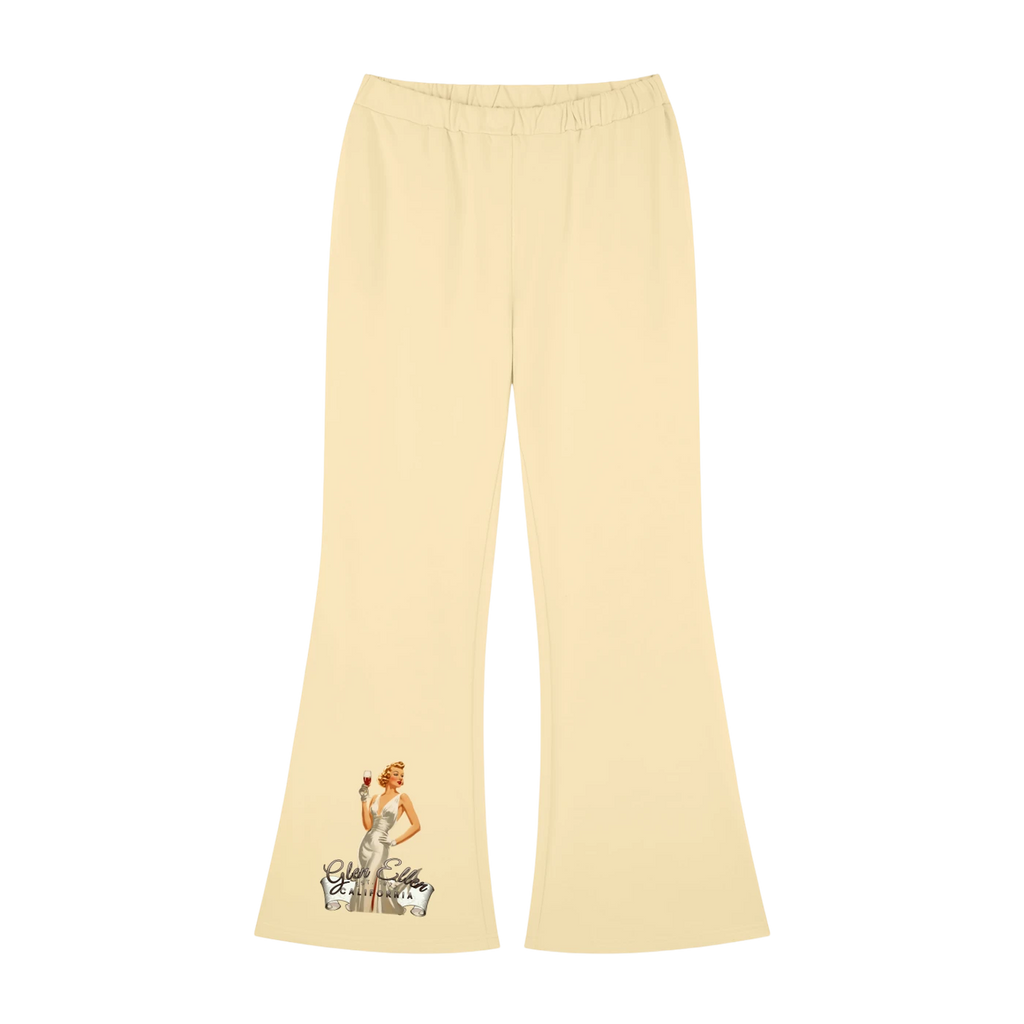 Valley of the Moon Glam Slim-Fit Flared Sweatpants