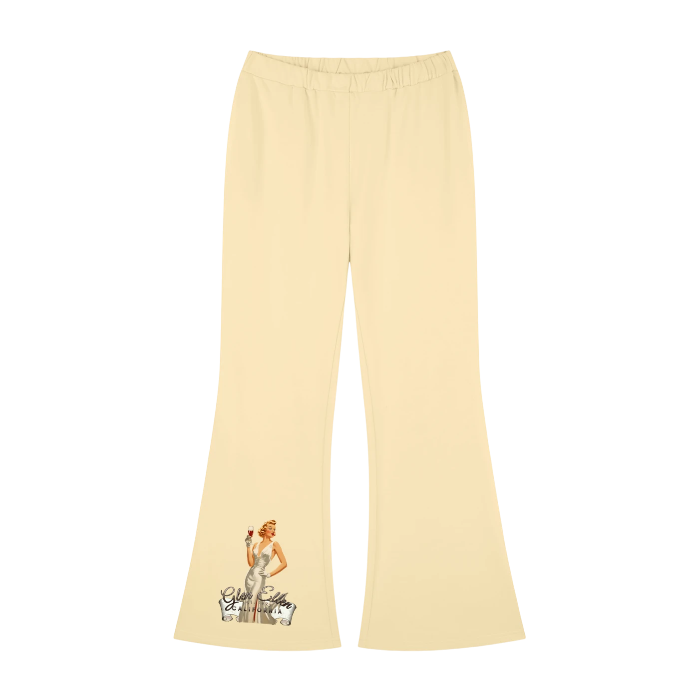Valley of the Moon Glam Slim-Fit Flared Sweatpants