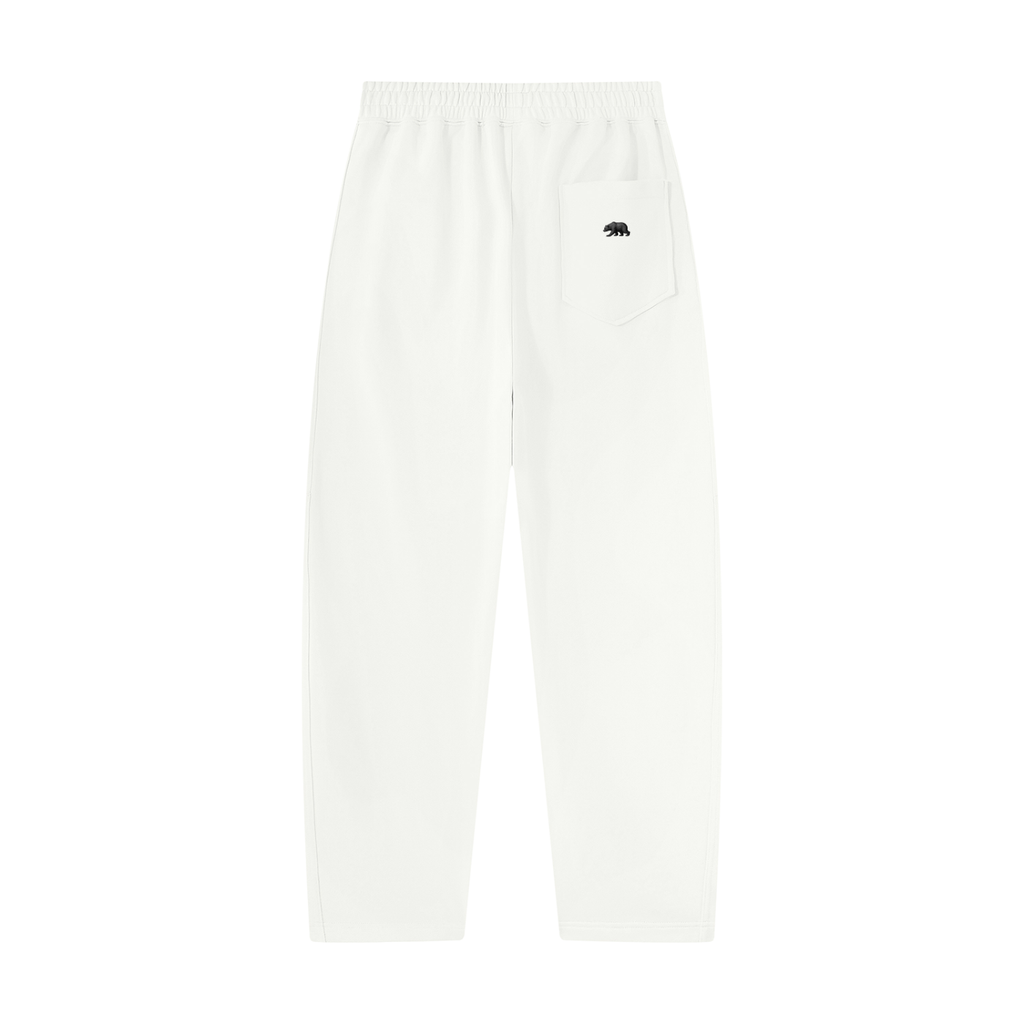 Unisex Tapered Straight Hem Sweatpants