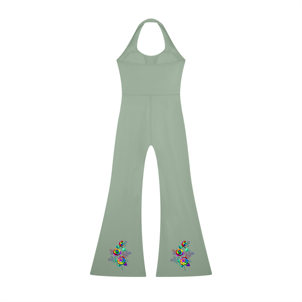 Women’s Halter Flared Jumpsuit