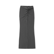Drawstring Maxi Skirt