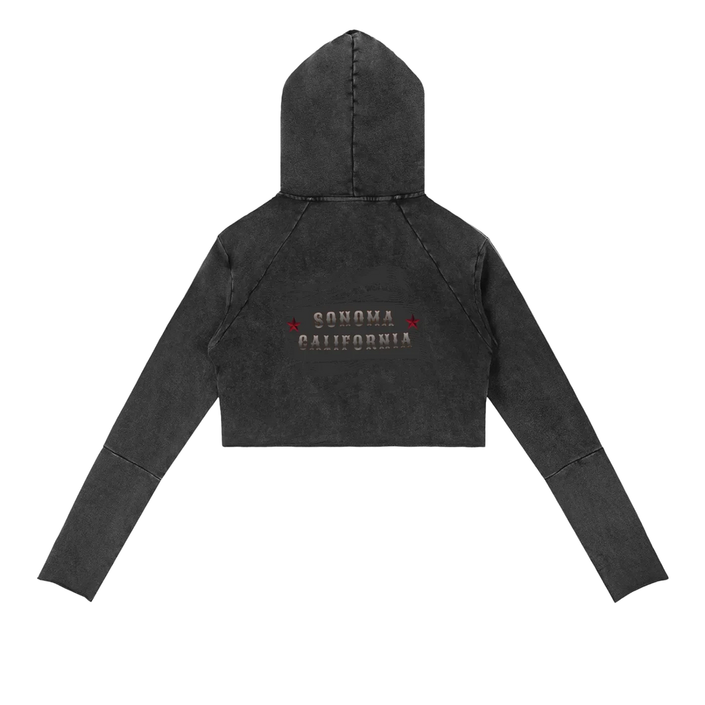 California O.G. Vintage Washed Raw Edge Hoodie