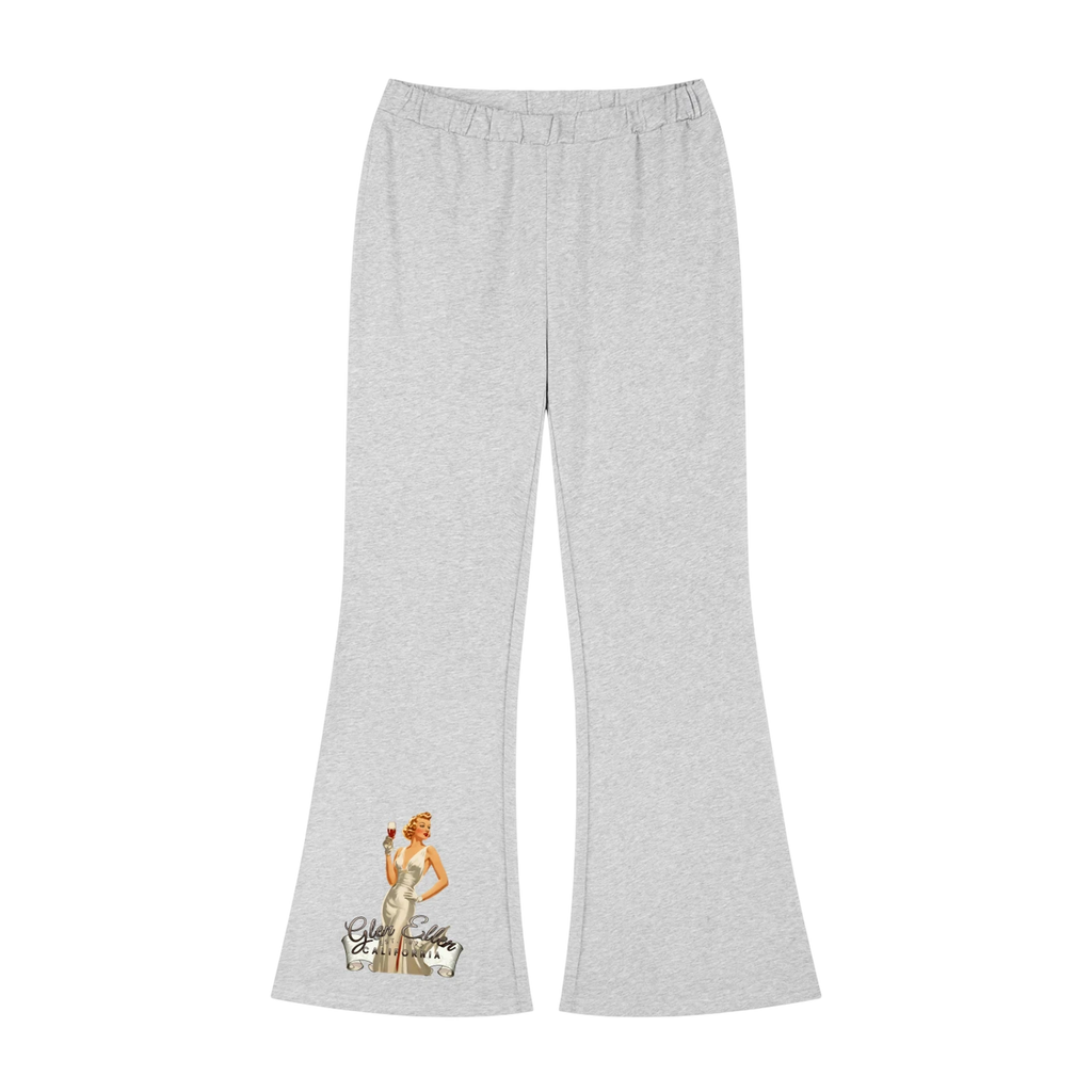 Valley of the Moon Glam Slim-Fit Flared Sweatpants