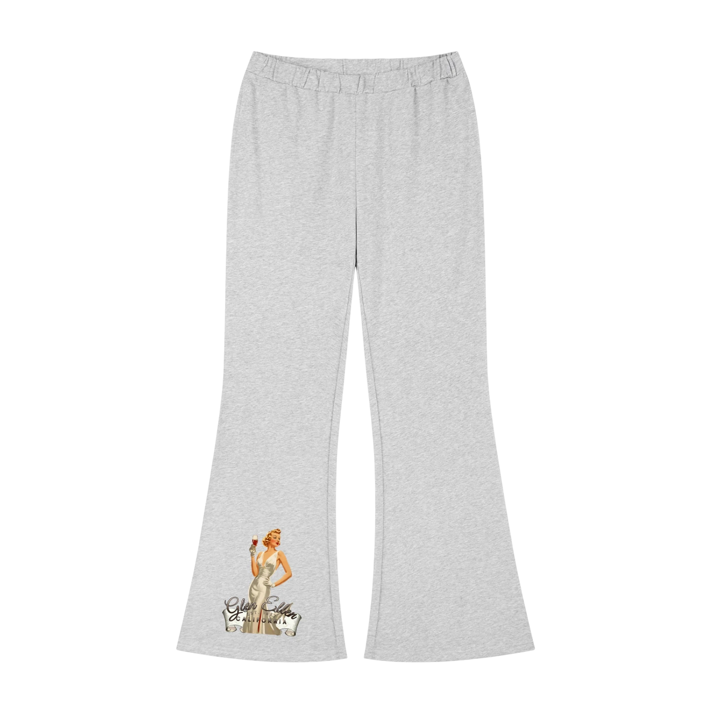 Valley of the Moon Glam Slim-Fit Flared Sweatpants