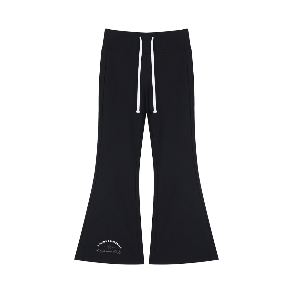 California O.G. Collegiate Women's Drawstring Flared Sweatpants