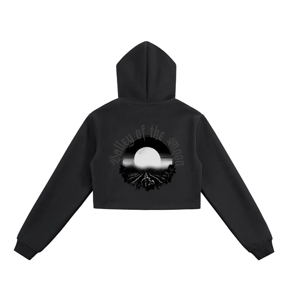 Valley of the Moon Women's Cropped Zip-Up Hoodie