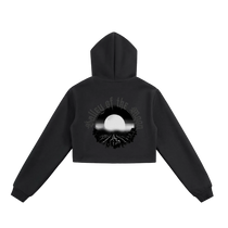 Valley of the Moon Vamp Women's Cropped Zip-Up Hoodie