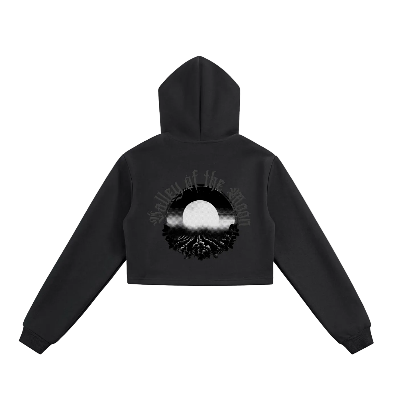 Valley of the Moon Women's Cropped Zip-Up Hoodie