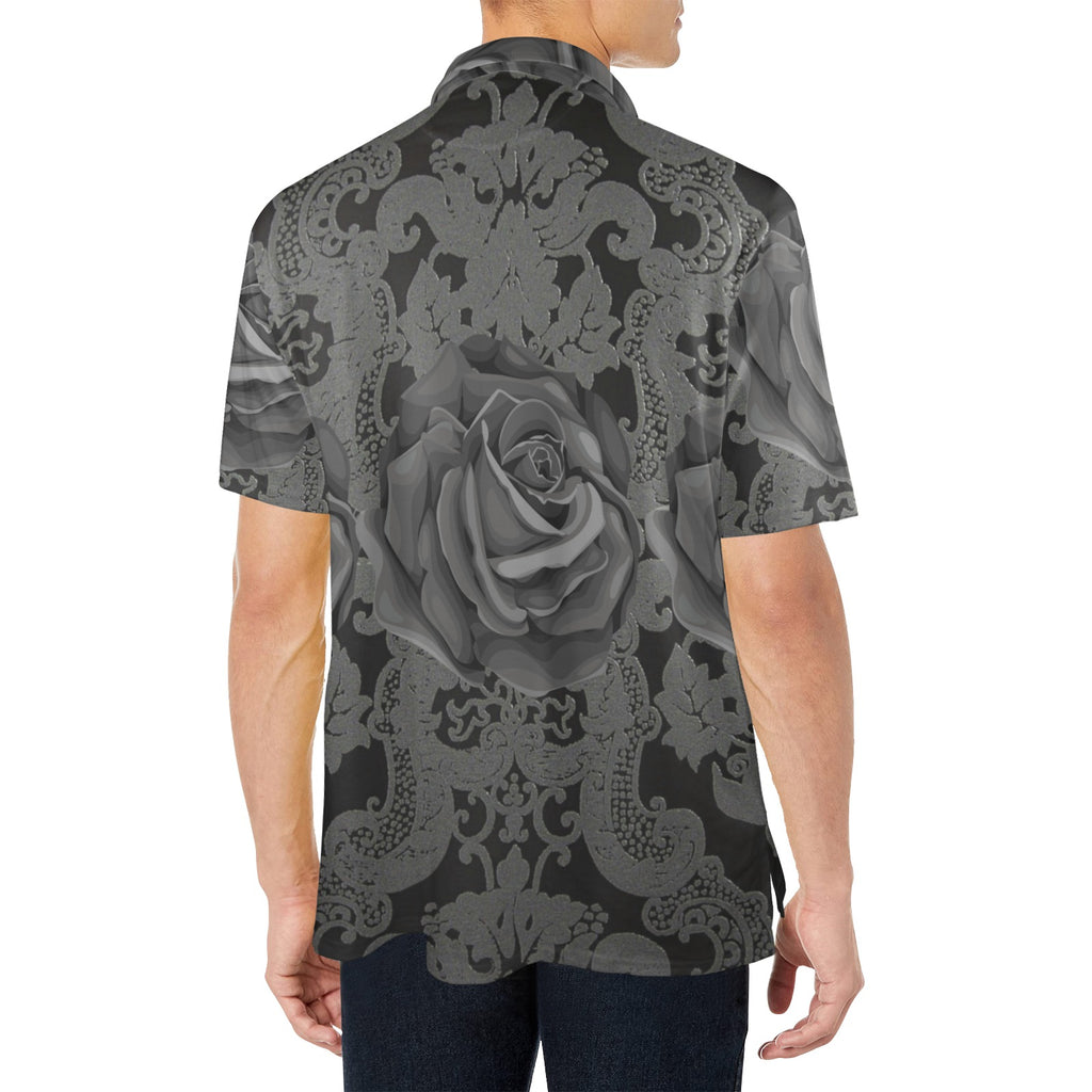 252 Men's All Over Print Polo Shirt (Model T55)