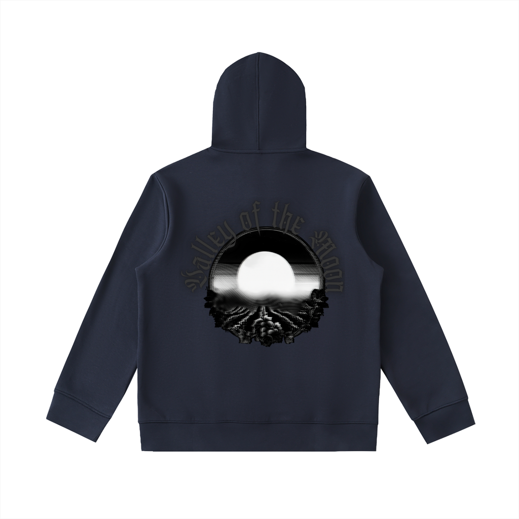 Essential Heavyweight High Neck  Zip-Up Hoodie