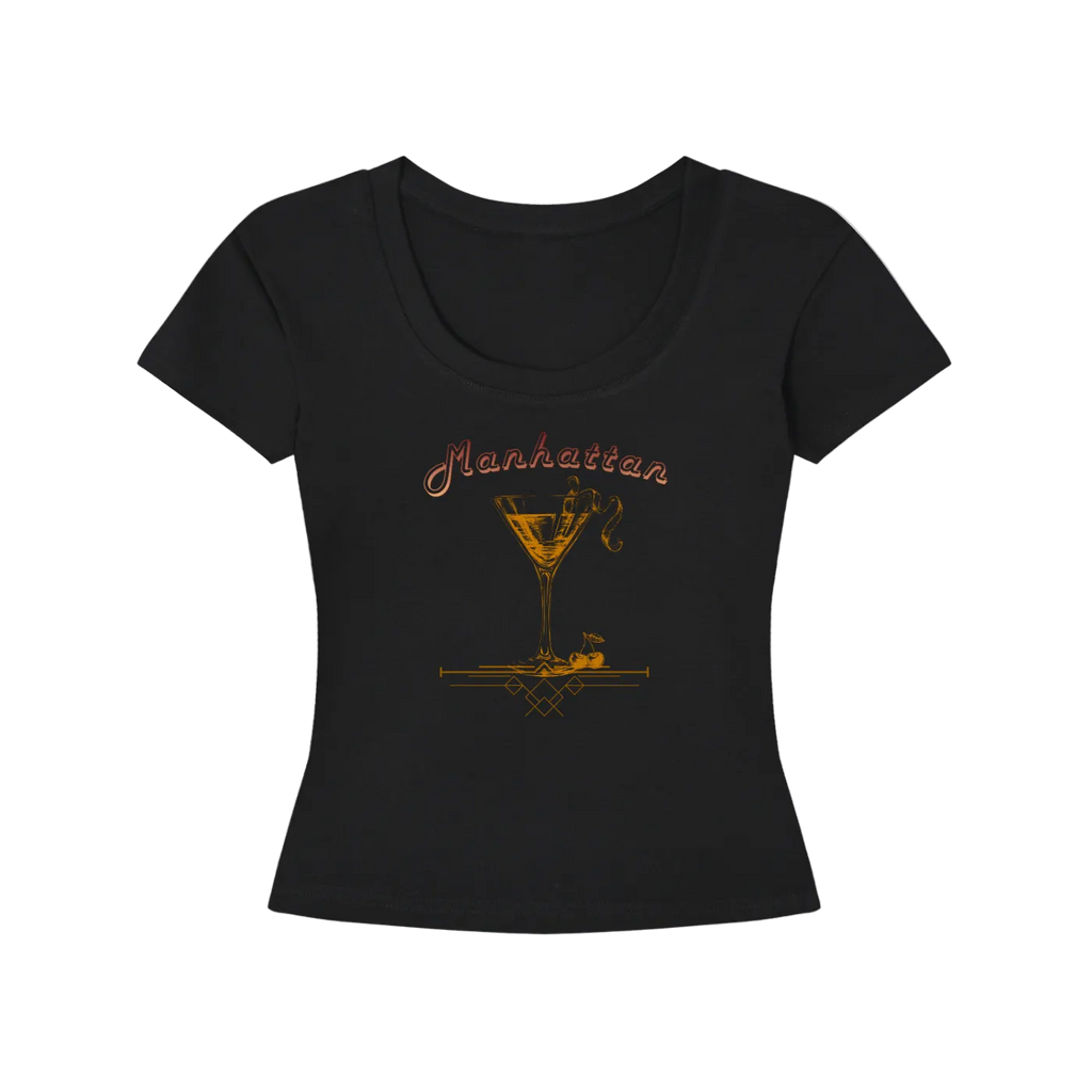 Vintage Manhattan Cocktail Women's Slim-Fit T-Shirt