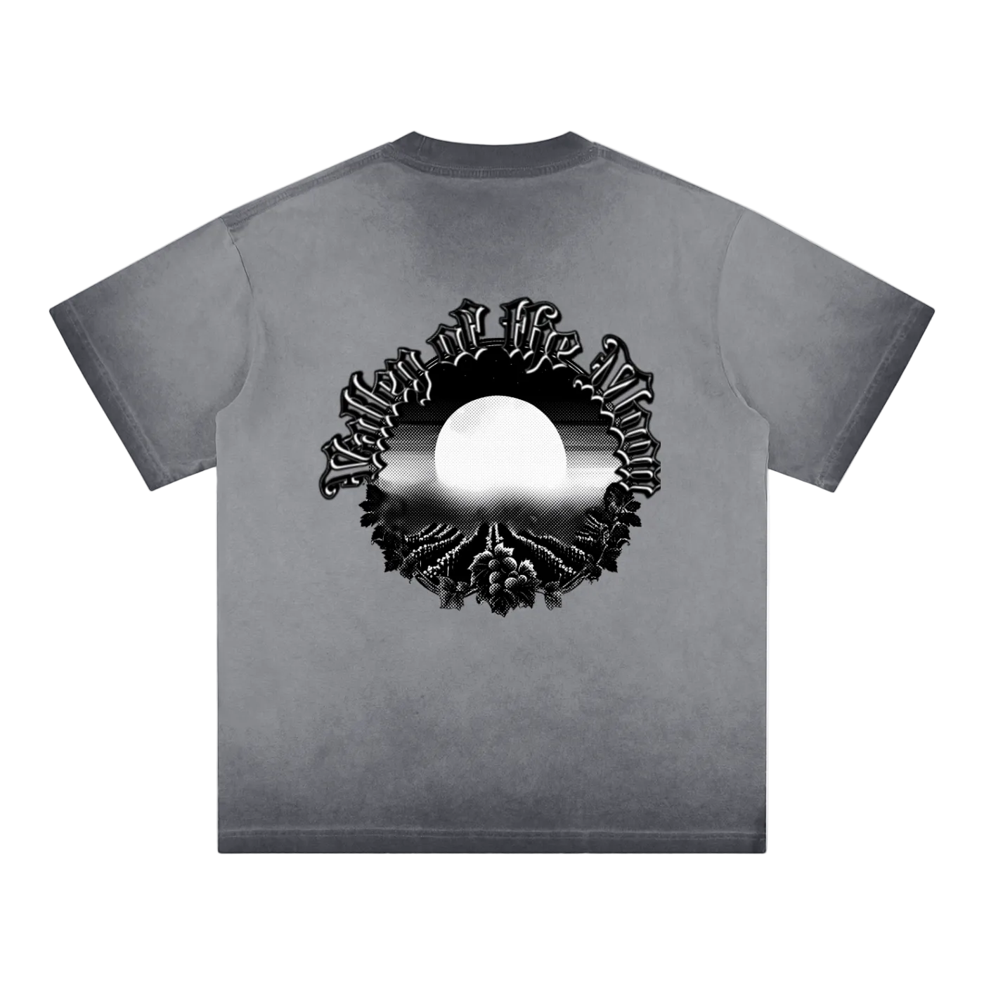 Valley of the Moon Gothic Reverse Dyed Men's T-Shirt Secondary image