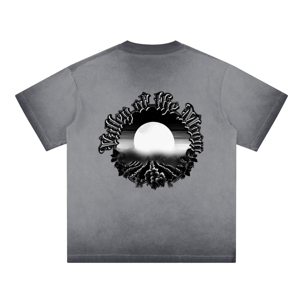 Valley of the Moon Gothic Reverse Dyed Men's Cotton T-Shirt