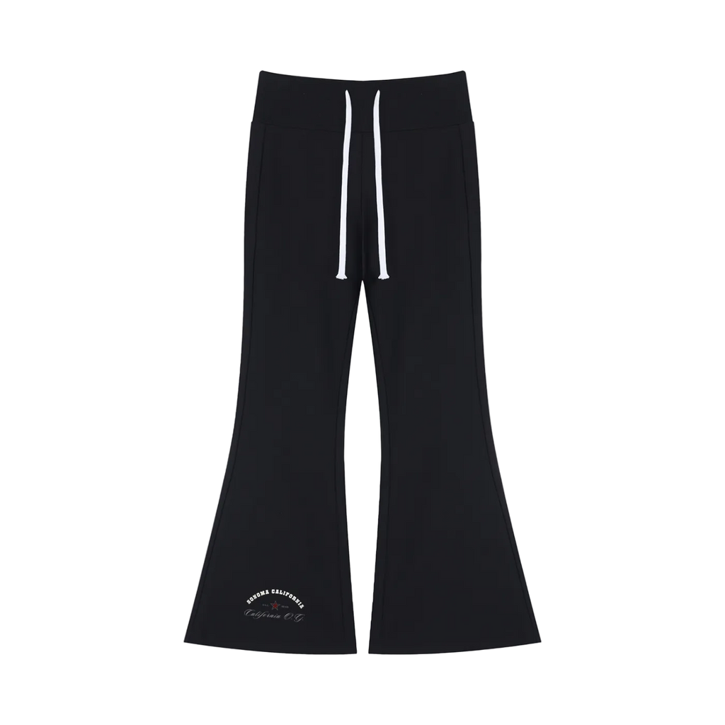 California O.G. Collegiate Women's Drawstring Flared Pants