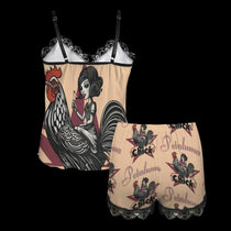 PETALUMA CHICK Women's Lace Camisole Pajama Set - Pajamas from e-joyer
