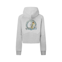 Cropped Zip-Through Hoodie