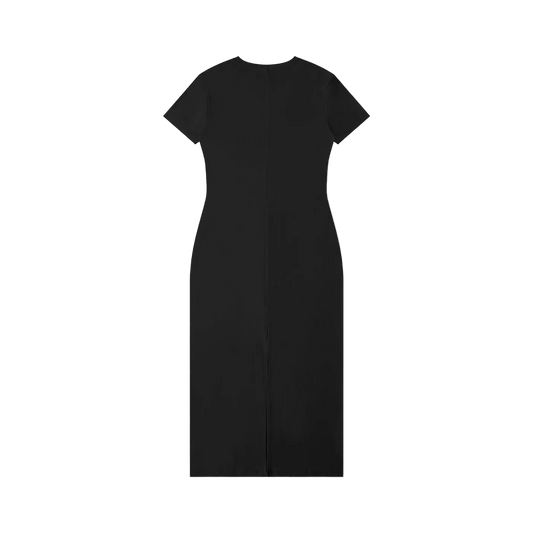 Women's V-Neck Short Sleeve Maxi Dress