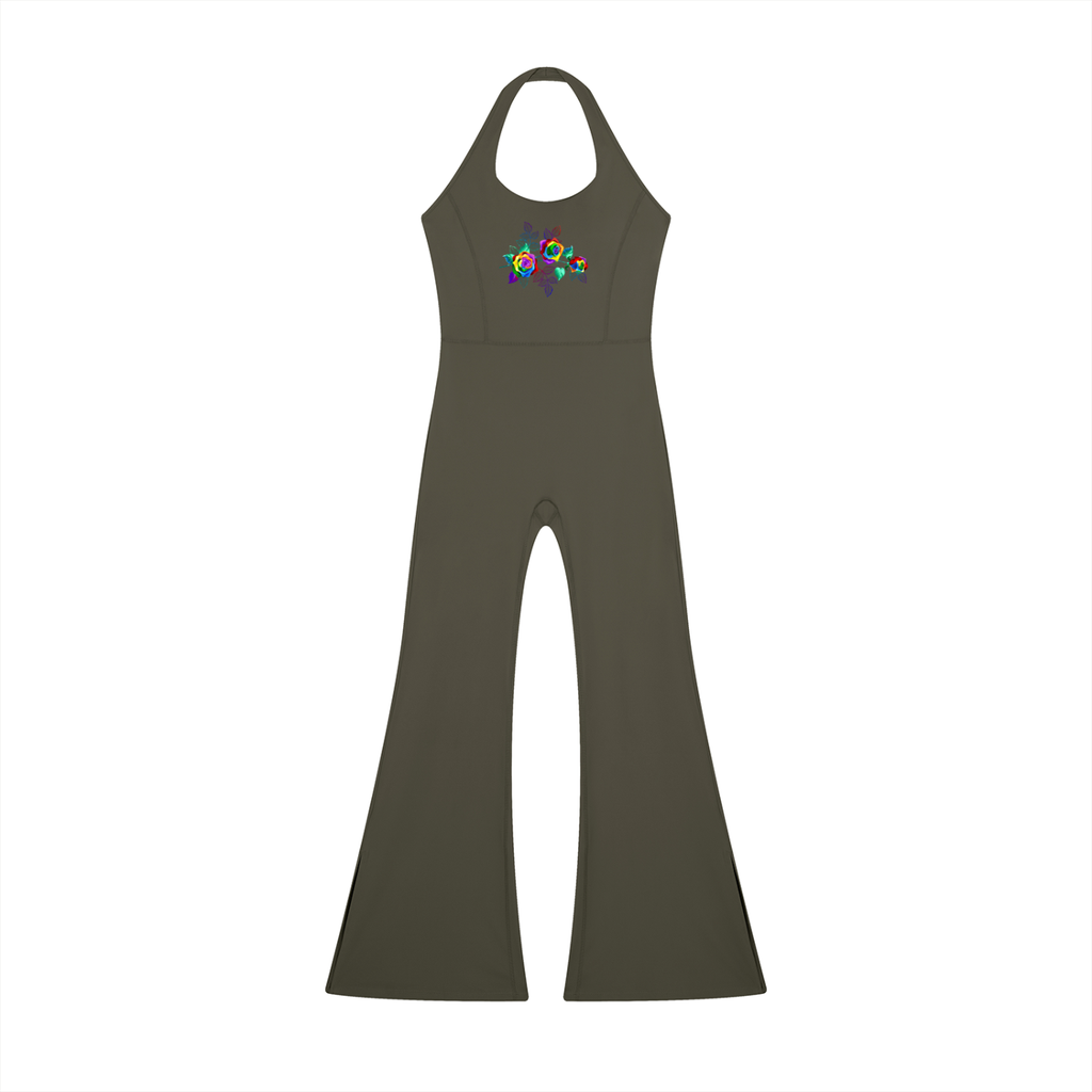 Women’s Halter Flared Jumpsuit