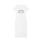 California O.G. V-Neck Short Sleeve  Dress