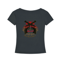 Saloon Silhouette V-Neck T-Shirt