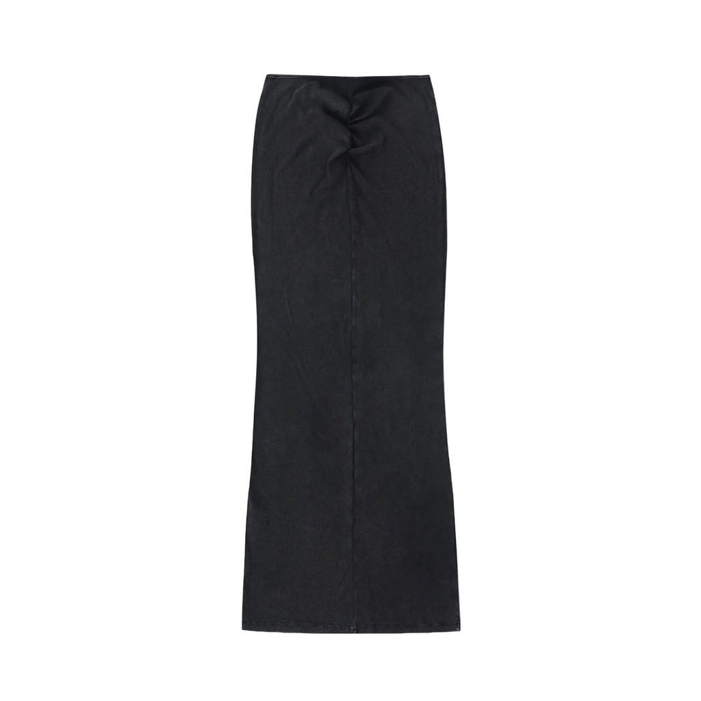 Drawstring Maxi Skirt