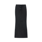 Drawstring Maxi Skirt