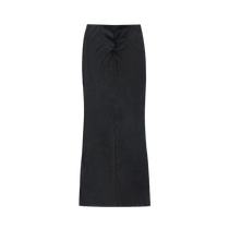 Drawstring Maxi Skirt