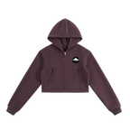 Valley of the Moon Women's Cropped Zip-Up Hoodie