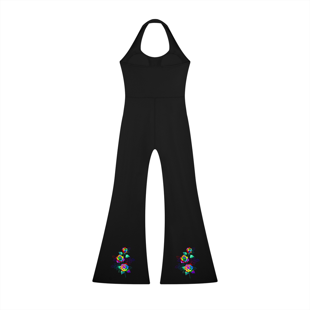 Women’s Halter Flared Jumpsuit