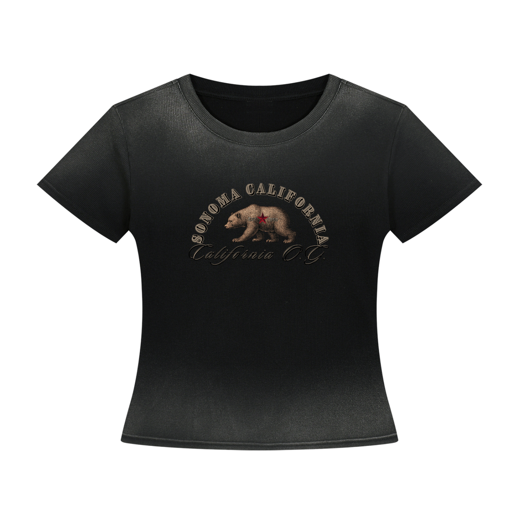 California O.G.  Bear Women’s Sunfade Washed T-Shirt