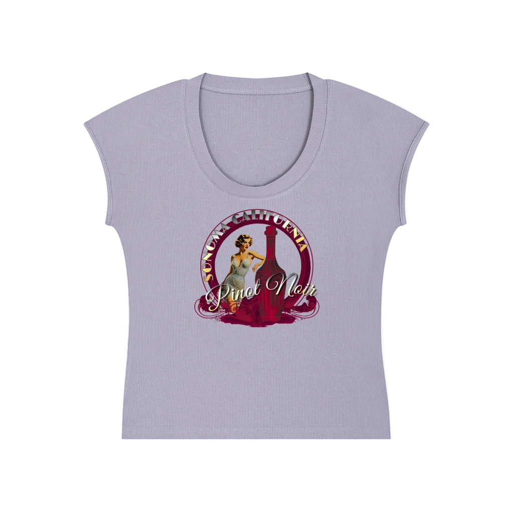 Pinot Noir Pinup Bodycon T-Shirt