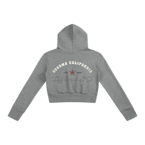 California O.G. Collegiate Women’s Slim Crop Full Zip Hoodie