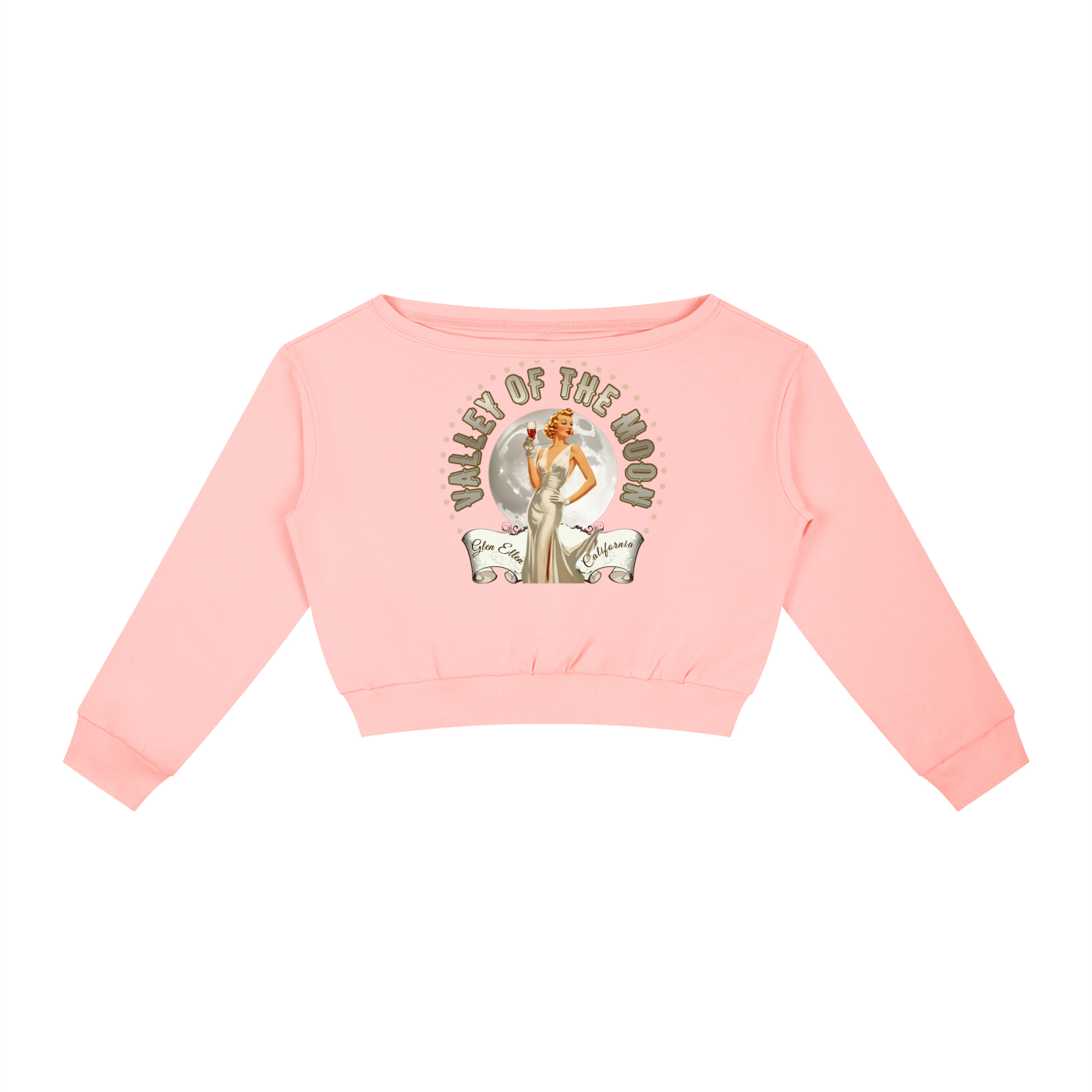 Women's Off-Shoulder Sweatshirt