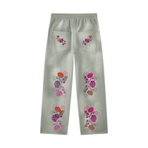 Unisex Sunfade Wide Leg Fleece Sweatpants
