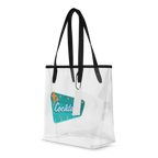 VINTAGE COCKTAILS CLEAR TOTE BAG - Tote Bags from Sonoma Rebel