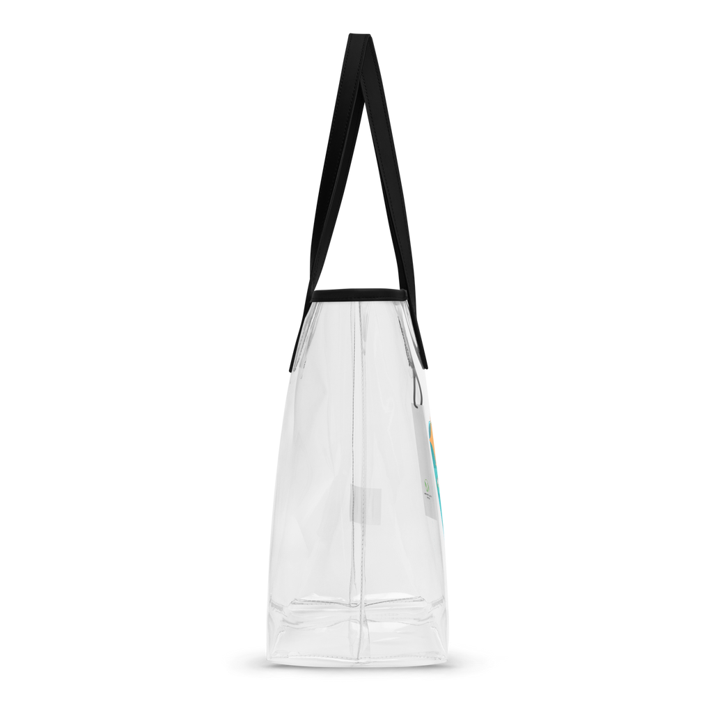 VINTAGE COCKTAILS CLEAR TOTE BAG - Tote Bags from Sonoma Rebel