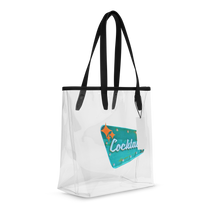 VINTAGE COCKTAILS CLEAR TOTE BAG - Tote Bags from Sonoma Rebel