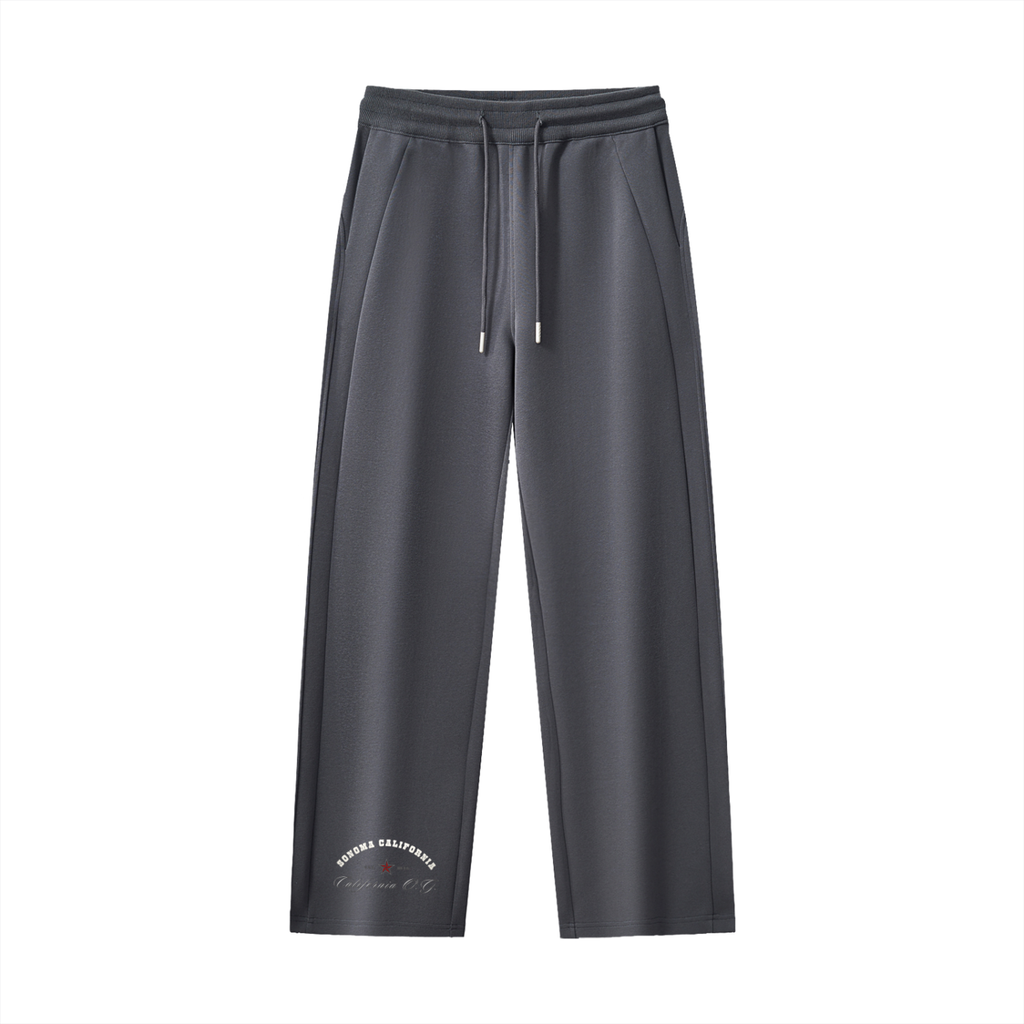 Essential Drawstring Straight-Leg Sweatpants