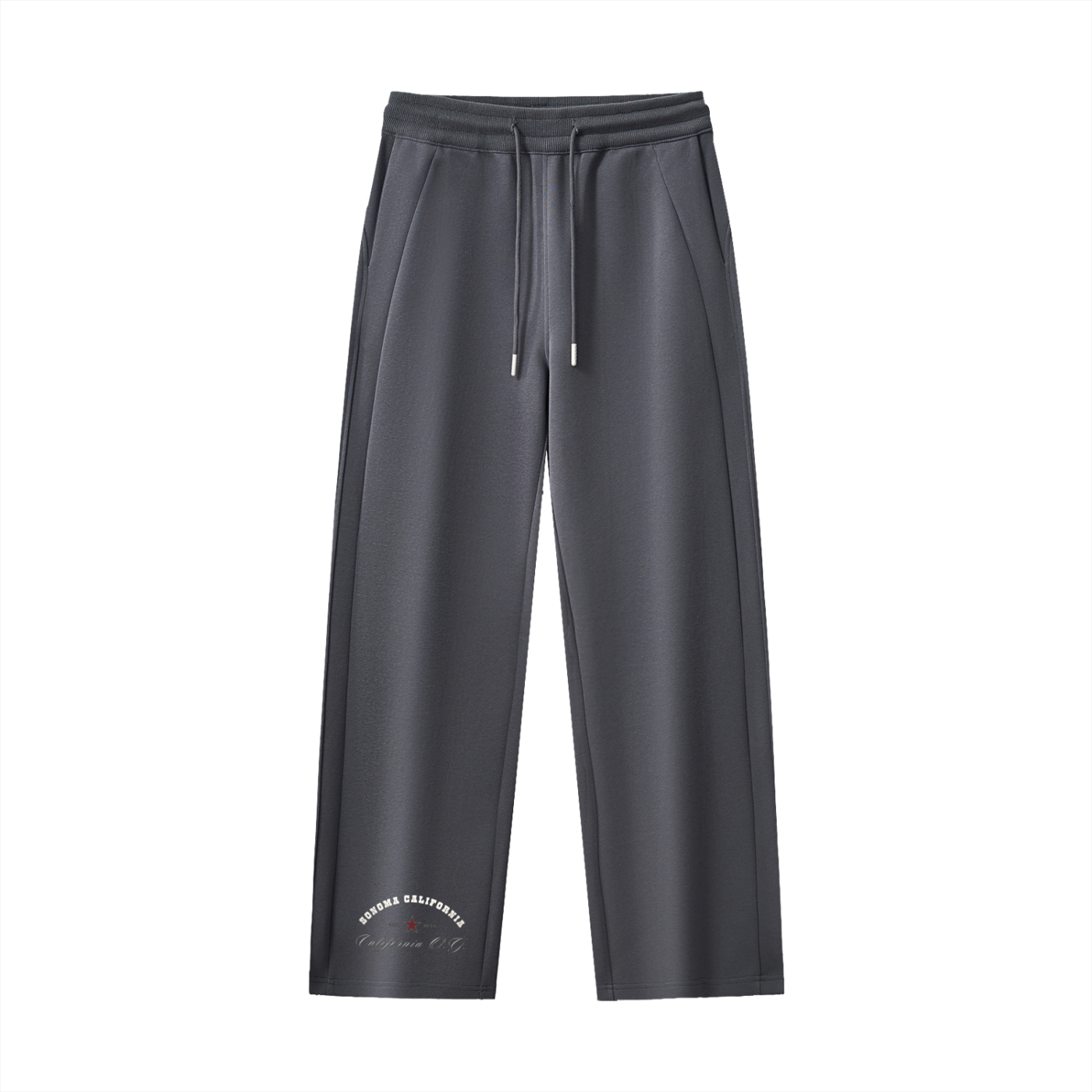Essential Drawstring Straight-Leg Sweatpants