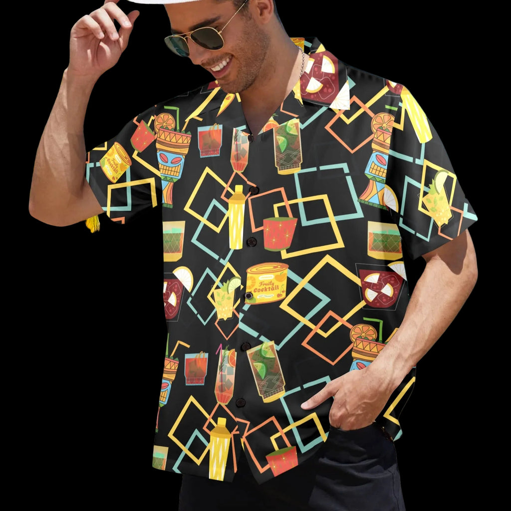 Tiki Cocktails Men's Hawaiian Shirt