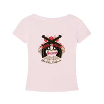 Saloon Silhouette V-Neck T-Shirt